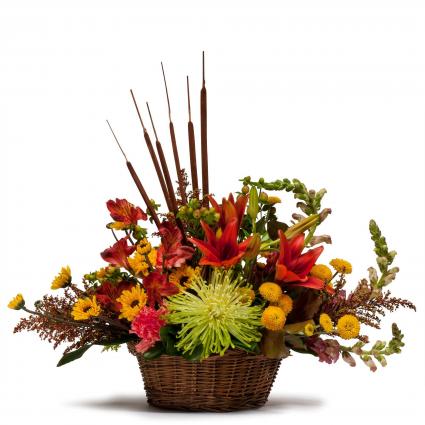 Abundant Basket Fall Arrangement