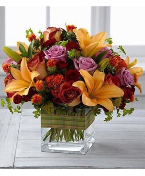 Abundant Fall vase