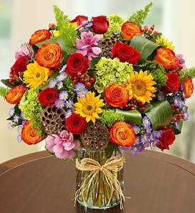 Abundant Summer Mix Vase