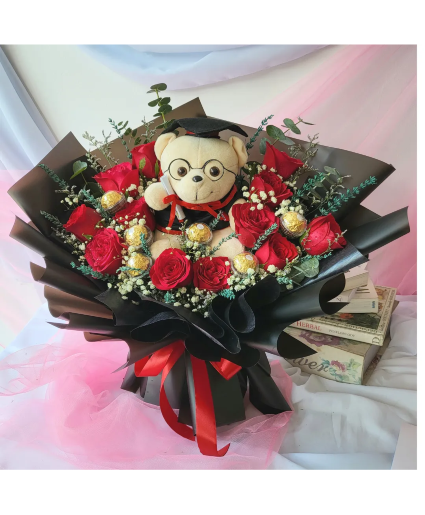 Academic Honor Rose Array Bouquet 