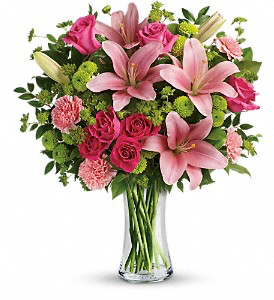 Beautiful girl bouquet 