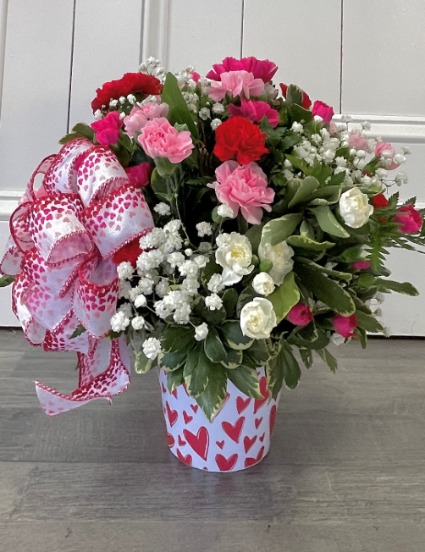 Adorably You Compact Carnation Arrangement