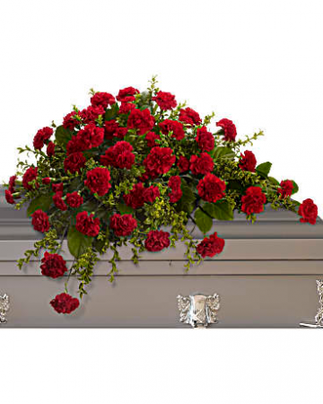 Adoration Casket Spray sympathy arrangements