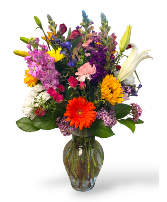 Agapes  Mixed Arrangement  Big Vase Mixed Arrangement 