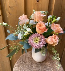 Airy Pastels Arrangement in vase 