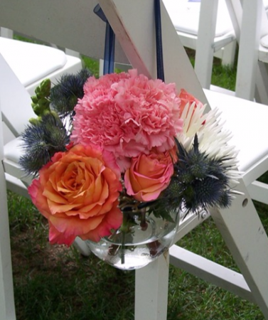 Aisle and Chair Markers Wedding Flowers