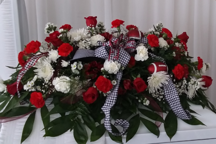 Alabama Roll Tide Casket Spray