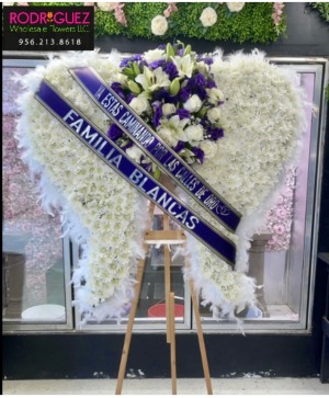 ANGEL WINGS LAVENDAR AND WHITE 