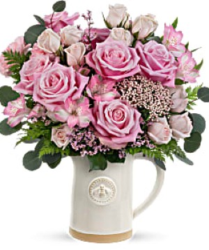 ALL ABUZZ SPRING FLOWER ARRANGMENT