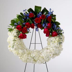 All American Soul  Standing Wreath Spray
