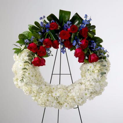 All American Soul  Standing Wreath Spray