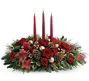 All Is Bright Bouquet Centerpiece