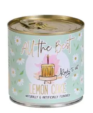 ALL THE BEST CELEBRATORY LEMON CAKE WITH CANDLE GIFT 