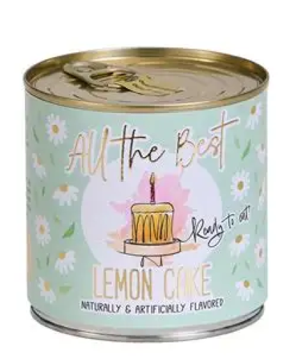 ALL THE BEST CELEBRATORY LEMON CAKE WITH CANDLE GIFT 