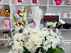 All White - Angel Sympathy Arrangement 