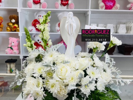 All White - Angel Sympathy Arrangement 