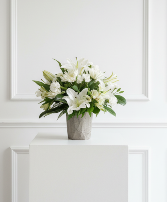 All white arrangements  