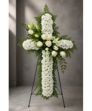 All White Divine  White Cross Spray