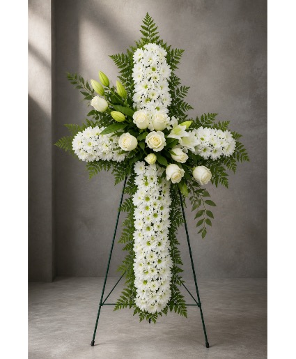 All White Divine  White Cross Spray