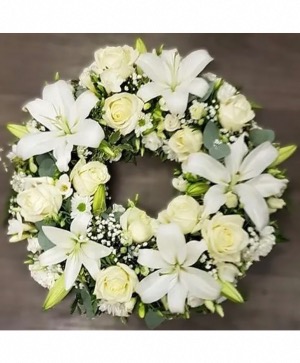 Purest Peach Wreath Wreath 