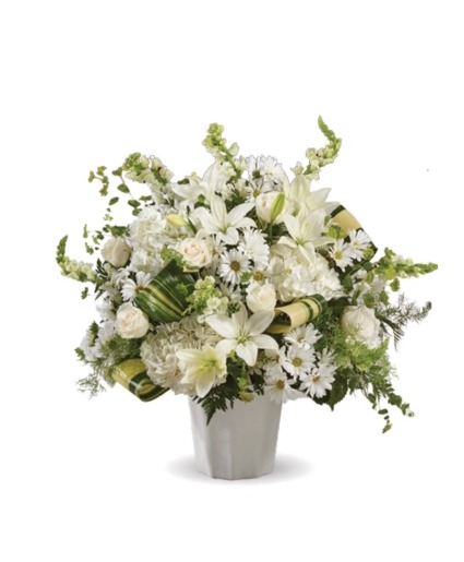 All White Traditional  Traditional basket 