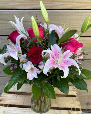 Cross My Heart Vase Arrangement