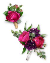 Allure Corsage and Boutonniere Set Corsage/Boutonniere