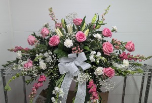 Alpenglow Memories Casket Spray