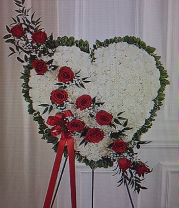 Always and Forever in My Heart Standing Sspray Heart