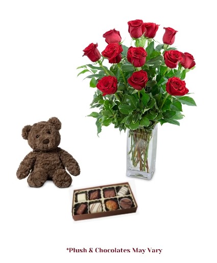 Always and Forever Love Bundle Flower Arrangement