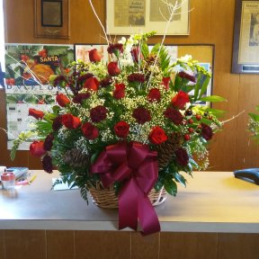 Always and Forever Loved  Funeral basket 