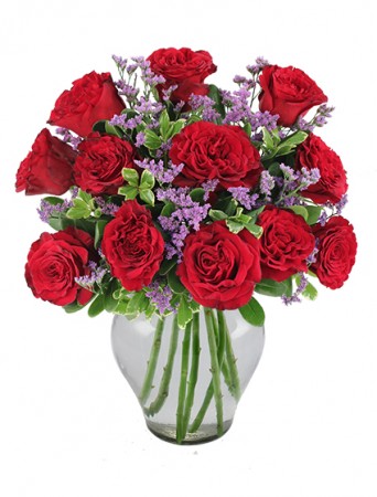 Always and Forever Garden Roses Bouquet in Fenton, MI | FENTON FLOWERS & EVENTS