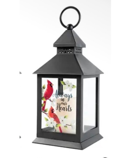 Always in our hearts Cardinal Lantern  Lantern 