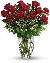 ALWAYS ON MY MIND - LONG STEMMED RED ROSES 