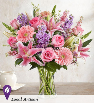 Always on My Mind Mixed vase arrangement