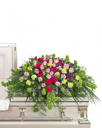 Always Remembered Casket Spray Sympathy