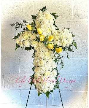 Always Remembered Cross Standing Spray
