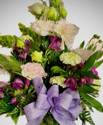 Lavender & Lime Vase Arrangement