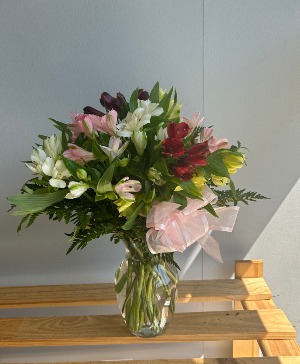 Alstroemeria Surprise  Vase Arrangement 