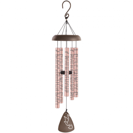 "Amazing Grace" 30" Rose Gold Sonnet Chime Windchime