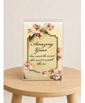 Amazing Grace Battery Operated Candle