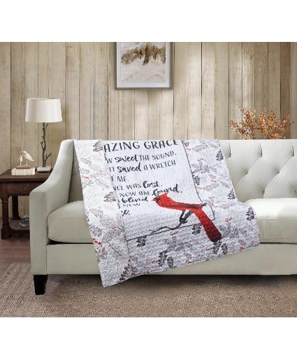 Amazing Grace Cardinal Quilt Quilt