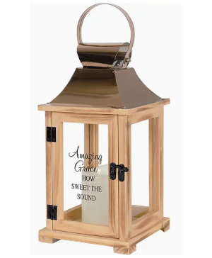 "Amazing Grace How Sweet" Lantern Lantern