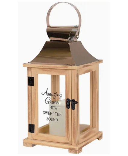 "Amazing Grace How Sweet" Lantern Lantern