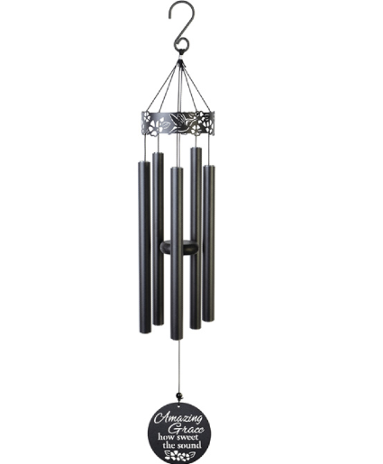 wi Amazing Grace How Sweet the Sound 34" Wind Chime