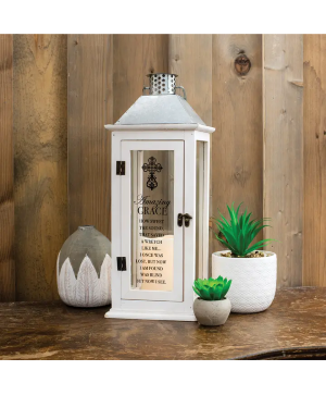 Amazing Grace How Sweet the Sound Lantern 