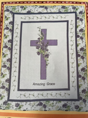 Amazing Grace Lavender Throw 