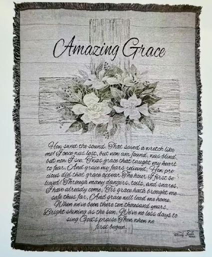 Amazing Grace Prayer Blanket Prayer Blanket
