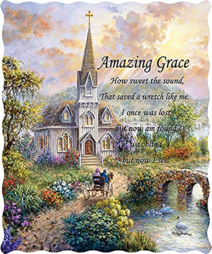 Amazing Grace Quilted Throw Blanket