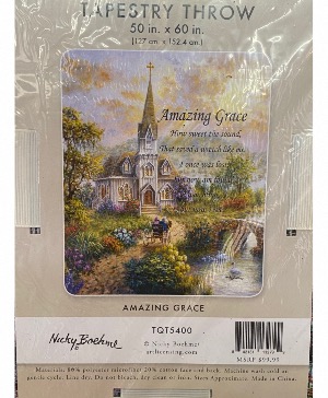 Amazing Grace Tapestry Throw